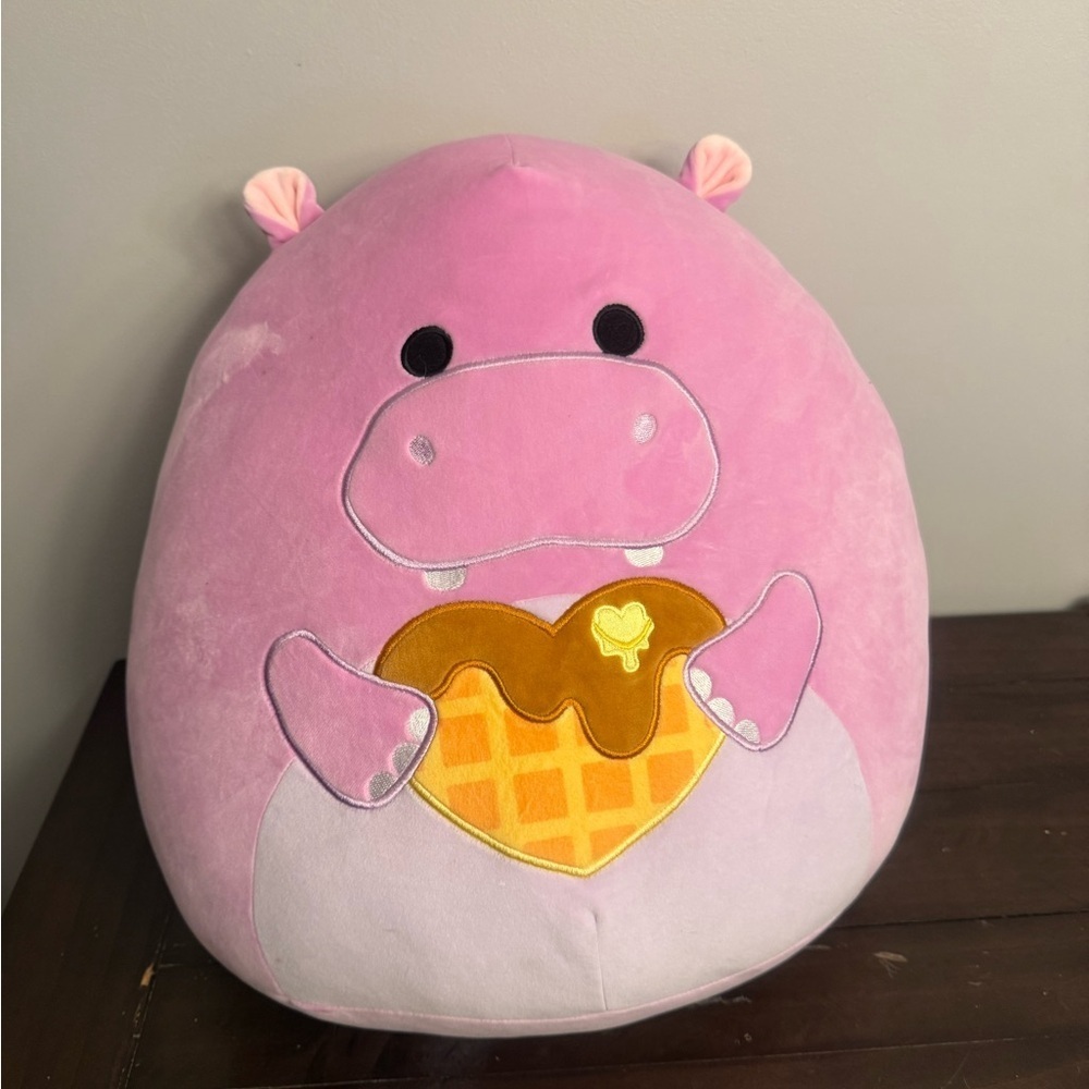 Squishmallows Pink Hippo Plush Stuffed Animal Jazwares Large Soft